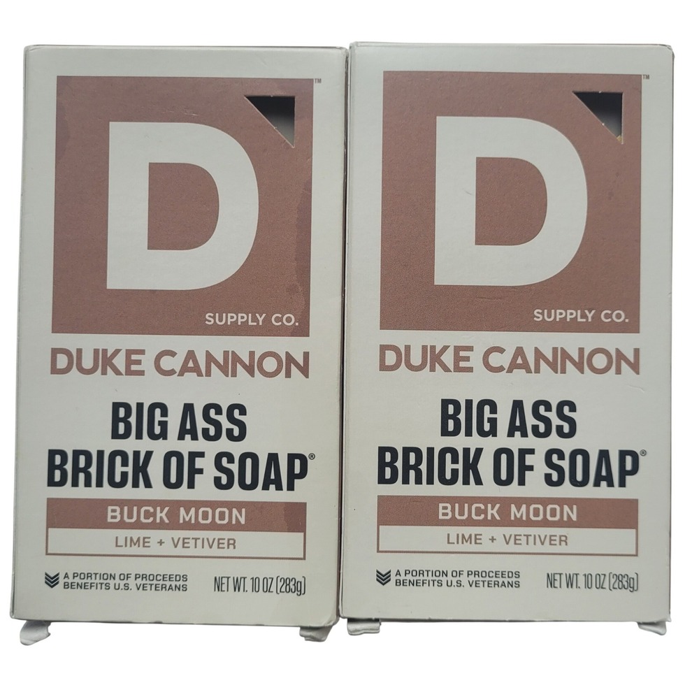 Duke Cannon Big Ass Brick of Soap Buck Moon‎ Lime Vetiver 10oz Men Soap 2